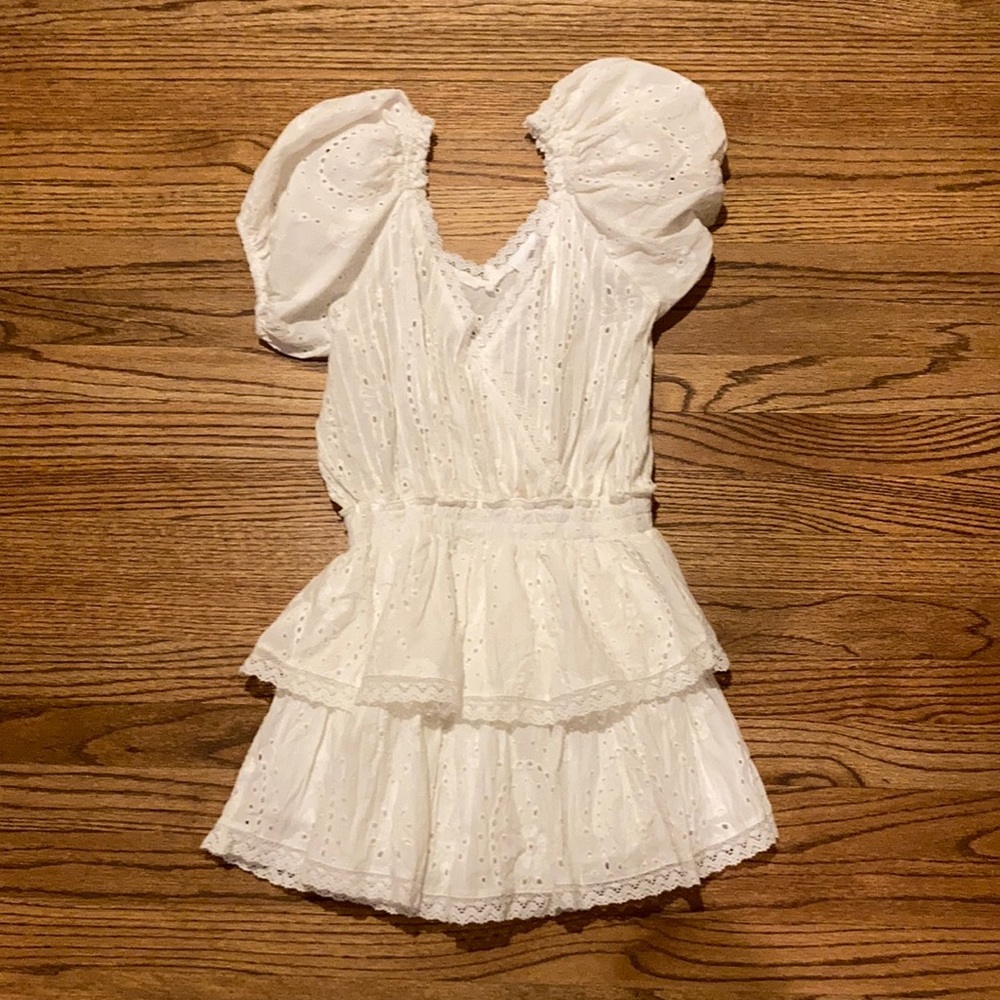 Isabelles Cabinet Strollin’ By White Eyelet Dress